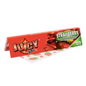 Juicy Jay's King Size Strawberry Rolling Papers | Single Pack