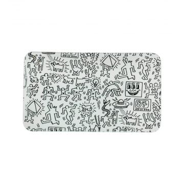 K. Haring Rolling Tray | Black and White