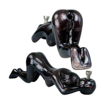 Ceramic Pipe Kneeling Woman