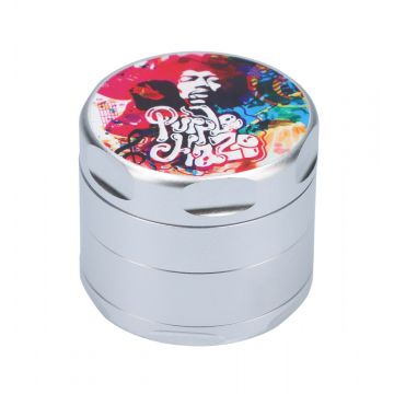 Famous Brandz 4-Part Magnetic Aluminum Jimi Rainbow Haze Grinder