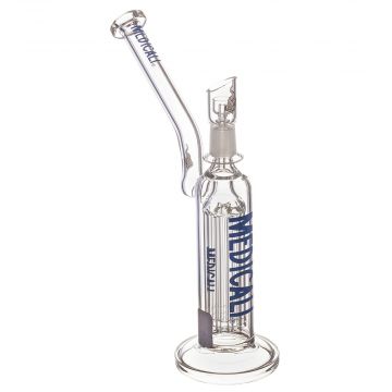 Medicali Glass - 8-Arm Tree Perc Vapor Bubbler - Blue Label