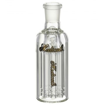 Medicali Glass - 8-Arm Tree Perc Ash Catcher - Gold Script Label