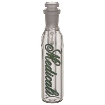 Medicali Glass - Ash Catcher with Downstem - Green Script Label