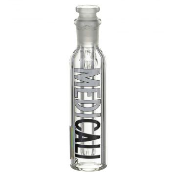 Medicali Glass - Ash Catcher with Downstem – White & Black Label 