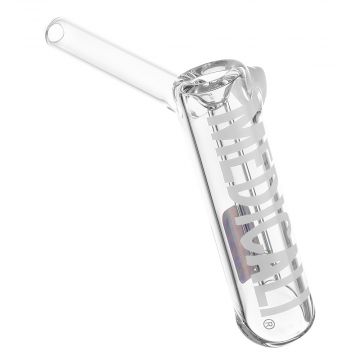 Medicali Glass - Medium Bubbler Hand Pipe - White Label 