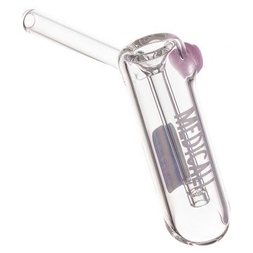 Medicali Glass - Small Bubbler Hand Pipe - White Label