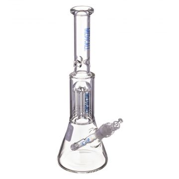 Medicali Glass - Mini 8-Arm Tree Perc Beaker Bong – Blue Label 