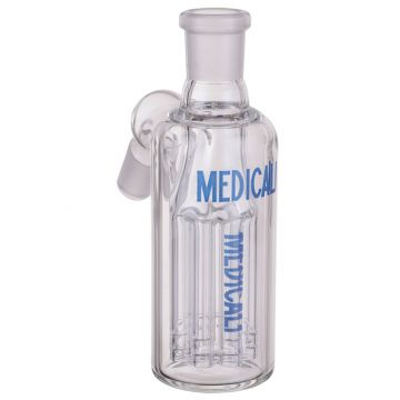 Medicali Glass - 8-Arm Tree Perc Ash Catcher - Blue Label