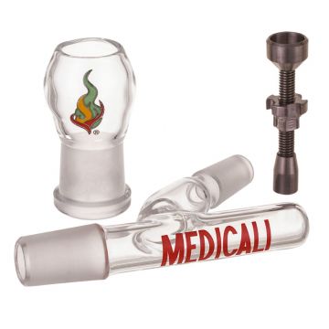 Medicali Glass - Oil Dome Set with Titanium Nail - Red Label