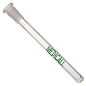 Medicali Glass - Showerhead Downstem - Green Label - 5.5 Inch