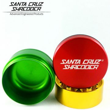 Santa Cruz Shredder Medium Aluminum Grinder | 3-Part | Rasta