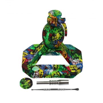 Silicone Grenade Nectar Collector Kit | 14.5mm | Multi Colored 