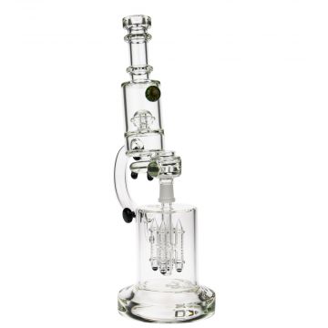 Blaze Glass Microscope Multi-Level Bong - Side View 1