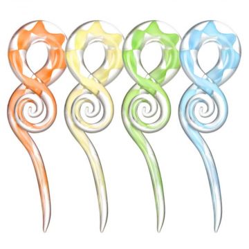 Spiraling Snake Dab Tool - 4 Pack