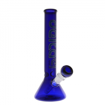 Delta 9 Glass - Straight Blue Beaker Bong