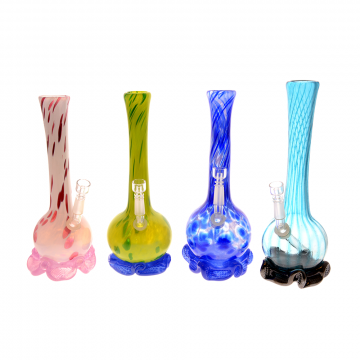 Noble Glass Small Oil Rig Bubbler - Choice of 4 Colors