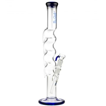 Boost Hells Fury Glass Bong | Blue - Side View 1