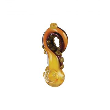 Tako Octopus Tentacle Hand Pipe | side view 1