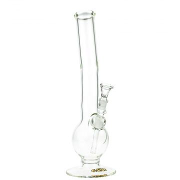 G-Spot Glass Wave Bong with Real Gold Logo | 40 cm - Side View 1