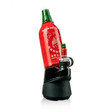 Empire Glassworks Peak Attachment Kit | Sriracha Bottle - On the Puffco Peak (not included)