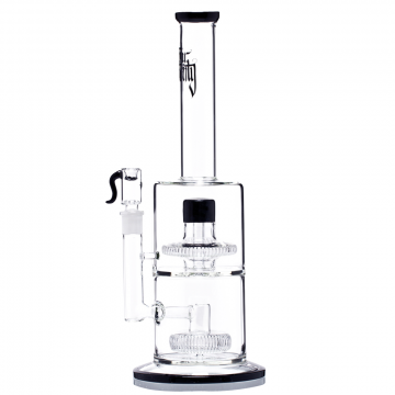 Four Twenty - Vapor Bong with Double Slitted Showerhead Perc - Black