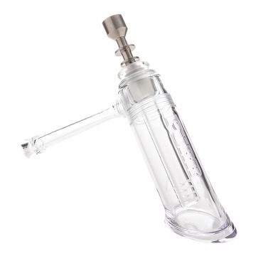 Purr2Go Flower and Concentrate Combo - Side view with nail