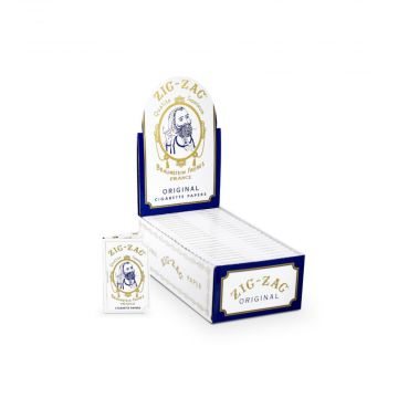 Zig Zag White Single Wide Rolling Papers | Box