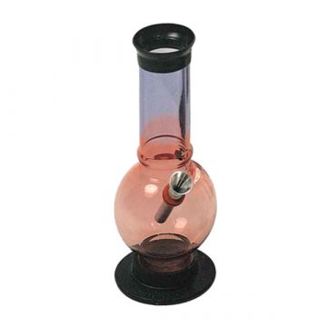 Acrylic Bubble Base Bong - Colored