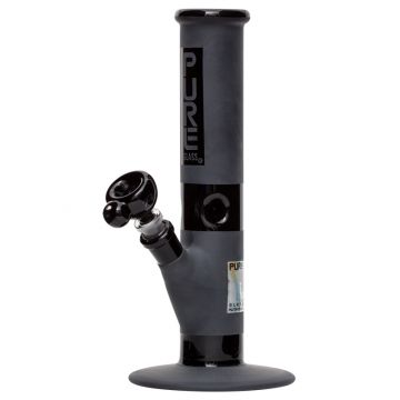 Pure Glass Classic 5012 Straight Bong - 12 Inch - 50mm - Black Frosted