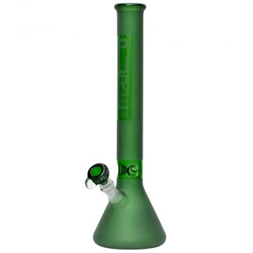 Pure Glass Classic 5018 Beaker Base Bong - 18 Inch - 50mm - Green Frosted