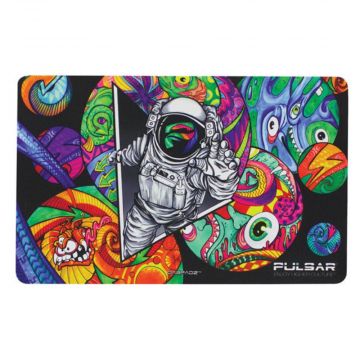 Pulsar DabPadz Psychedelic Spaceman Dab Mat | Front view 1