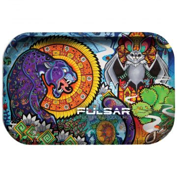 Pulsar Psychedelic Jungle Metal Rolling Tray