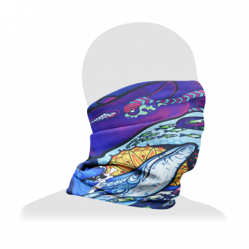 Pulsar Psychedelic Ocean Neck/Face Gaiter