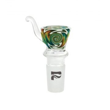 Pulsar Worked Herb Slide 19mm Male Bowl | Side View 1