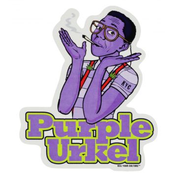 Purple Urkel Sticker