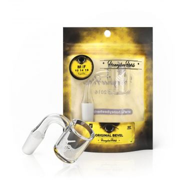 Honeybee Herb Original Bevel Male Quartz Banger | 90°