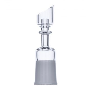 Angled Female Quartz Domeless Nail | 18.8mm | Side view