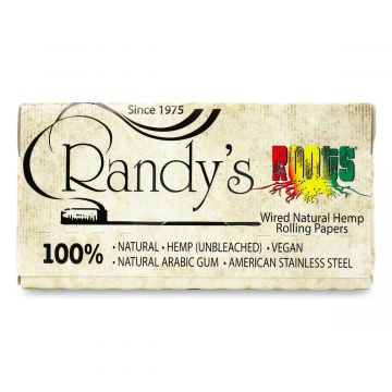 Randy’s 1 ¼ Roots Natural Hemp Rolling Papers | Five Pack