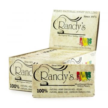 Randy’s 1 ¼ Roots Natural Hemp Rolling Papers | Box
