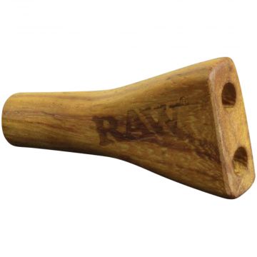 Raw Double Barrel Wooden Cig Holder