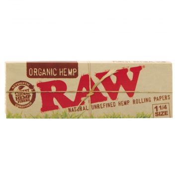RAW Organic 1 1/4 Hemp Rolling Papers | Single Pack