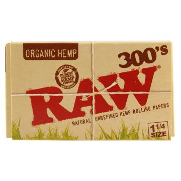 RAW Organic 300's Creaseless Hemp Rolling Papers | Single Pack