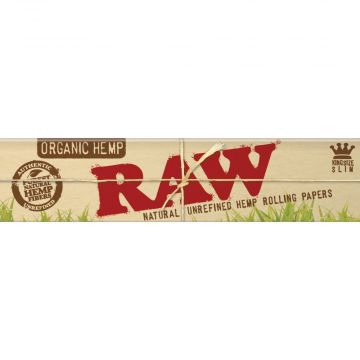 RAW Organic King Size Slim Rolling Papers | Single Pack