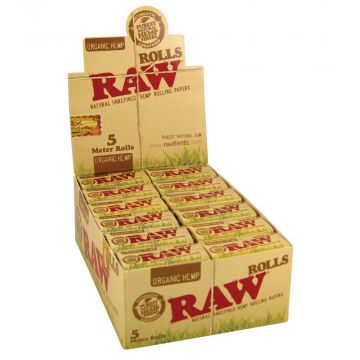 RAW Organic Slim Rolls | 5 Meters | Box