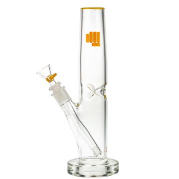 Snoop Dogg Pounds Rocketship Straight Ice Bong | Orange - Side View 1