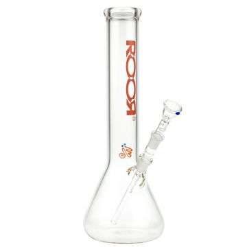 ROOR Little Sista Beaker Bong 7.0mm Red logo | 35cm | 14.5mm - Side View 1