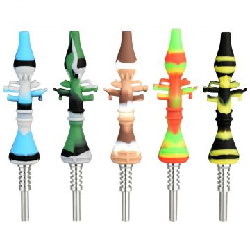 RPG Silicone Dab Straw with Titanium Tip