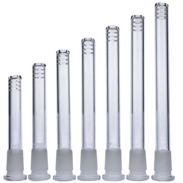 Inside-Cut 18.8mm > 14.5mm Slitted Glass Diffuser Downstem | Clear | All sizes