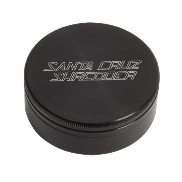  Santa Cruz Shredder Large Aluminum Herb Grinder | 2 part | Black