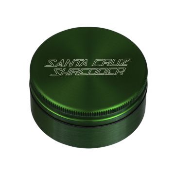  Santa Cruz Shredder Small Aluminum Herb Grinder | 2 Part | Green